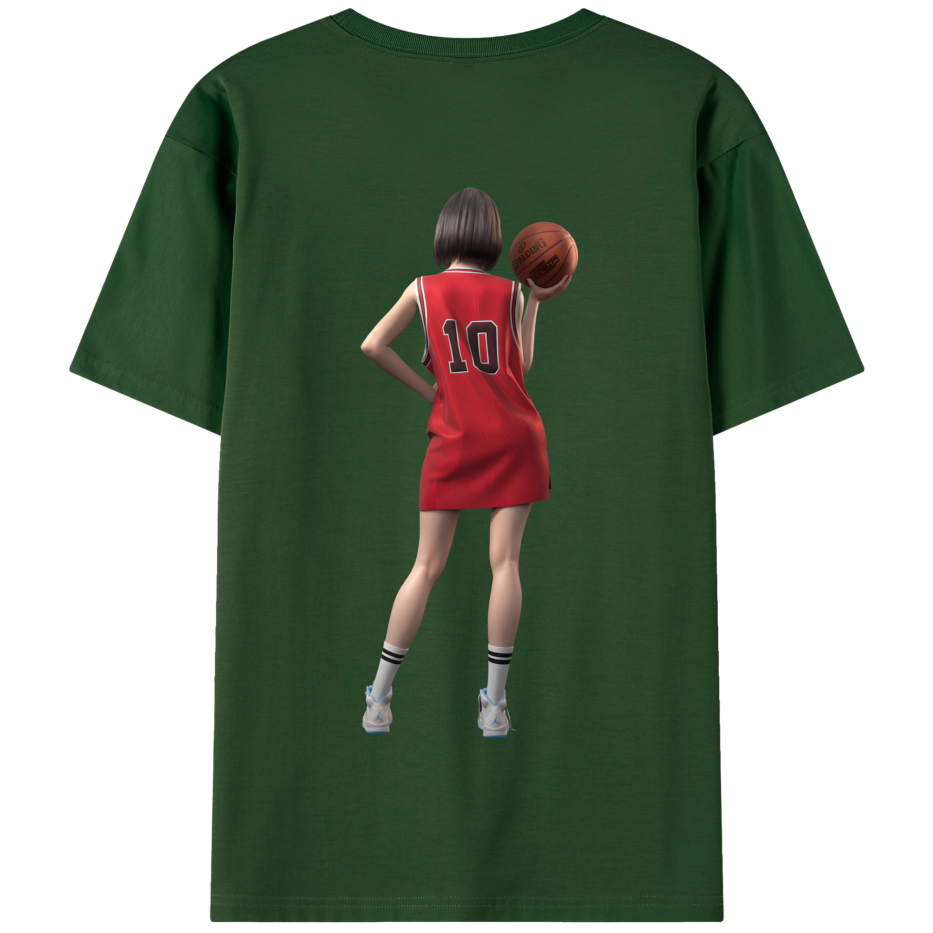 SLAM DUNK／スラムダンク 綿100％半袖Tシャツ（背面プリント）